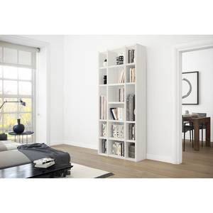 Boekenkast Emporior XIV crèmewit - Crèmewit - Breedte: 100 cm