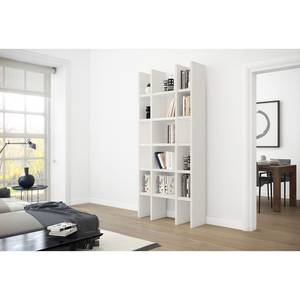 Bibliothèque Emporior XIII Blanc crème - Blanc crème - Largeur : 100 cm