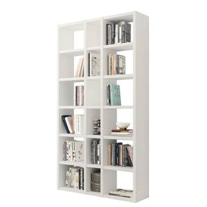 Bibliothèque Emporior IX Blanc crème - Largeur : 120 cm