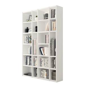 Boekenkast Emporior XIV crèmewit - Crèmewit - Breedte: 145 cm