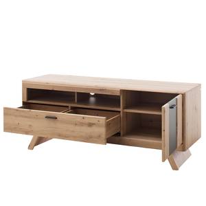 Tv-meubel Coulogne II balkeneikenhouten look/antracietkleurig - Breedte: 159 cm