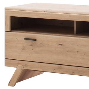 Tv-meubel Coulogne II balkeneikenhouten look/antracietkleurig - Breedte: 179 cm