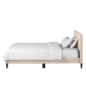 Gestoffeerd bed Drove Lichtbruin - 90 x 200cm