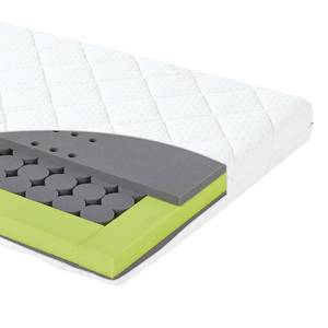 Matelas bébé Tubes Flanelle de coton - Blanc