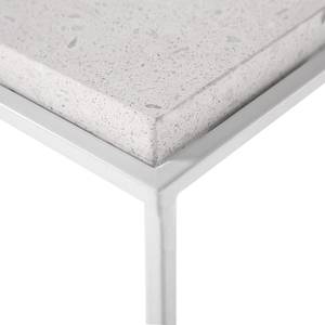 Salontafel Terrazzo IV terrazzo/metaal - meerdere kleuren/wit