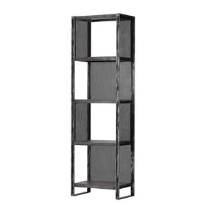 Open kast Tokka metaal - zwart - Breedte: 60 cm