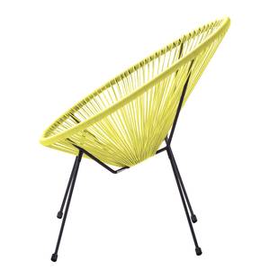 Salon de jardin Copacabana - 3 éléments Fer / Matière plastique - Citron - Citron