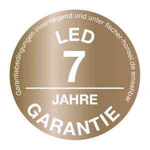 LED-Deckenleuchte Oros Kunststoff / Nickel - 1-flammig