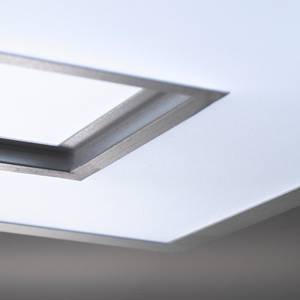 LED-plafondlamp Tespe acryl/nikkel - 1 lichtbron - Breedte: 50 cm