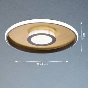 LED-plafondlamp Vehs II acryl/nikkel - 1 lichtbron