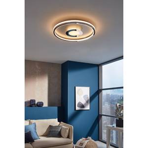 LED-Deckenleuchte Vehs III Acryl / Nickel - 1-flammig