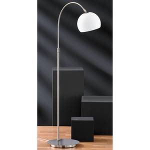 Lampadaire Timon Verre transparent / Nickel - 1 ampoule