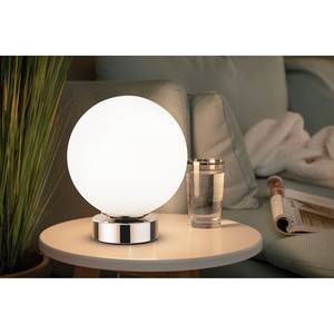 Tafellamp Aari melkglas/chroom - 1 lichtbron