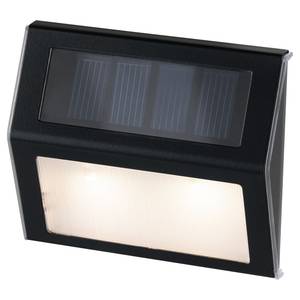Solar-wandlamp Basic IV aluminium - 1 lichtbron