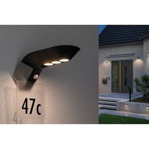 Solar-wandlamp Soley plexiglas - 1 lichtbron - Zwart