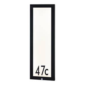 Panneau extérieur éclairé Panel Basic IV Aluminium - 1 ampoule