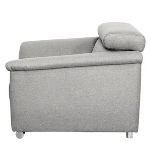 Fauteuil Swaine geweven stof - Lichtgrijs