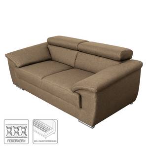 Sofa Swaine (2-Sitzer) Webstoff - Sandgrau