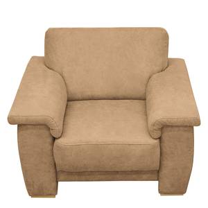 Fauteuil Picabu antieke leerlook - Beige