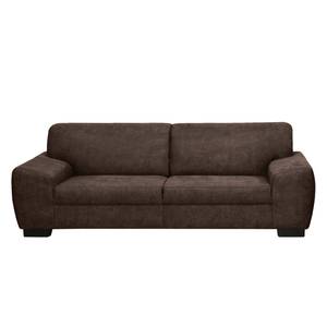 Sofa Piru (3-Sitzer) Antiklederlook - Anthrazit