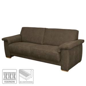 Sofa Picabu (3-Sitzer) Antiklederlook - Dunkelbraun