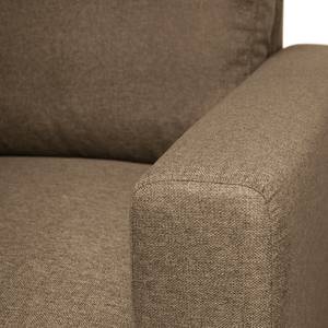 Sofa Ronks (3-Sitzer) Flachgewebe - Sandgrau