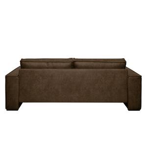 Sofa Loiza (2-Sitzer) Antiklederlook - Bisonbraun - Breite: 228 cm