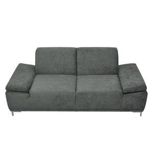 Sofa Tyner (3-Sitzer) Flachgewebe - Anthrazit