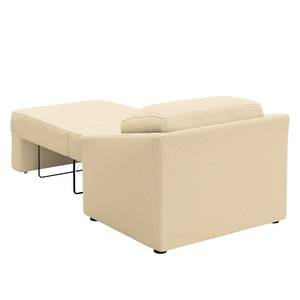 Fauteuil convertible Befasy Tissu structuré - Crème