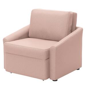 Fauteuil convertible Befasy Tissu structuré - Mauve