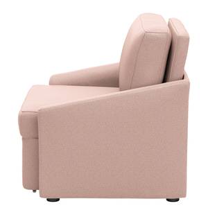 Fauteuil convertible Befasy Tissu structuré - Mauve