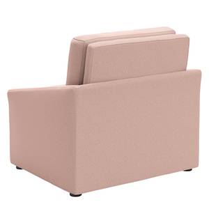 Boxspring-Schlafsessel Befasy Strukturstoff - Webstoff Bona: Mauve