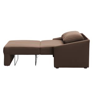 Fauteuil convertible Rifton II Microfibre - Marron