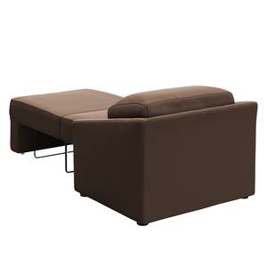 Fauteuil convertible Rifton II Microfibre - Marron