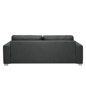 Sofa Ronks (3-Sitzer) Flachgewebe - Anthrazit