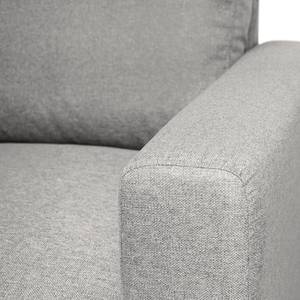 Sofa Ronks (3-Sitzer) Flachgewebe - Lichtgrau