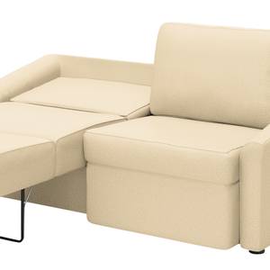 Boxspring-Schlafsofa Befasy Creme