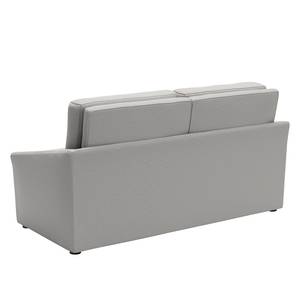 Boxspring-Schlafsofa Befasy Webstoff Bona: Hellgrau