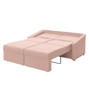 Boxspring-Schlafsofa Befasy Webstoff Bona: Mauve