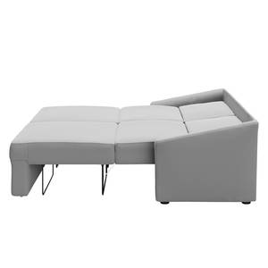 Boxspring-Schlafsofa Befasy Webstoff Meli: Silber