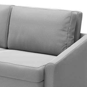 Boxspring-Schlafsofa Befasy Webstoff Meli: Silber