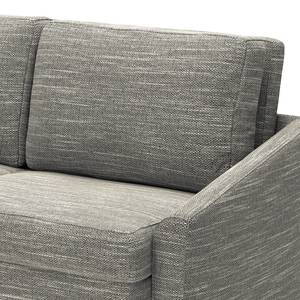 Boxspring-Schlafsofa Befasy Webstoff Folmar: Grau