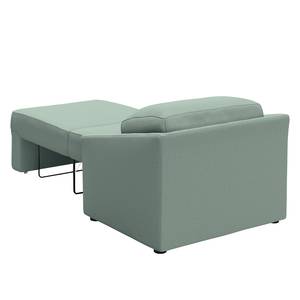 Boxspring-Schlafsessel Befasy Strukturstoff - Mint