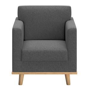 Fauteuil Nibley VII geweven stof - Grijs