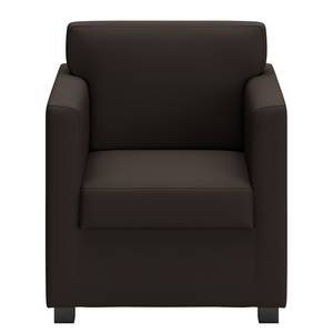 Fauteuil Nibley VIII kunstleer - Donkerbruin