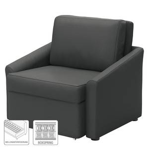 Slaapfauteuil Befasy structuurstof - Antraciet