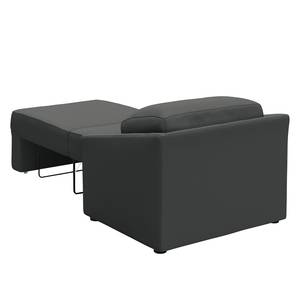 Slaapfauteuil Befasy structuurstof - Antraciet