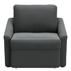 Fauteuil convertible Befasy Tissu structuré - Gris foncé