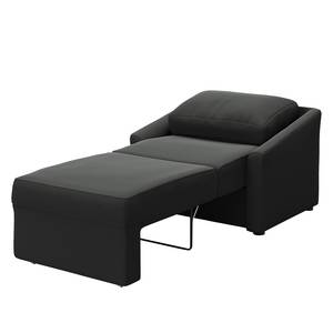 Fauteuil convertible Befasy Microfibre Meli: Noir