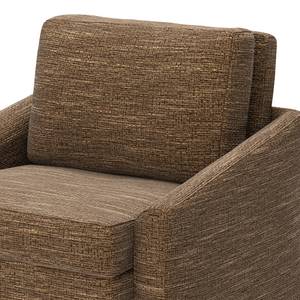 Slaapfauteuil Befasy structuurstof - Bruin